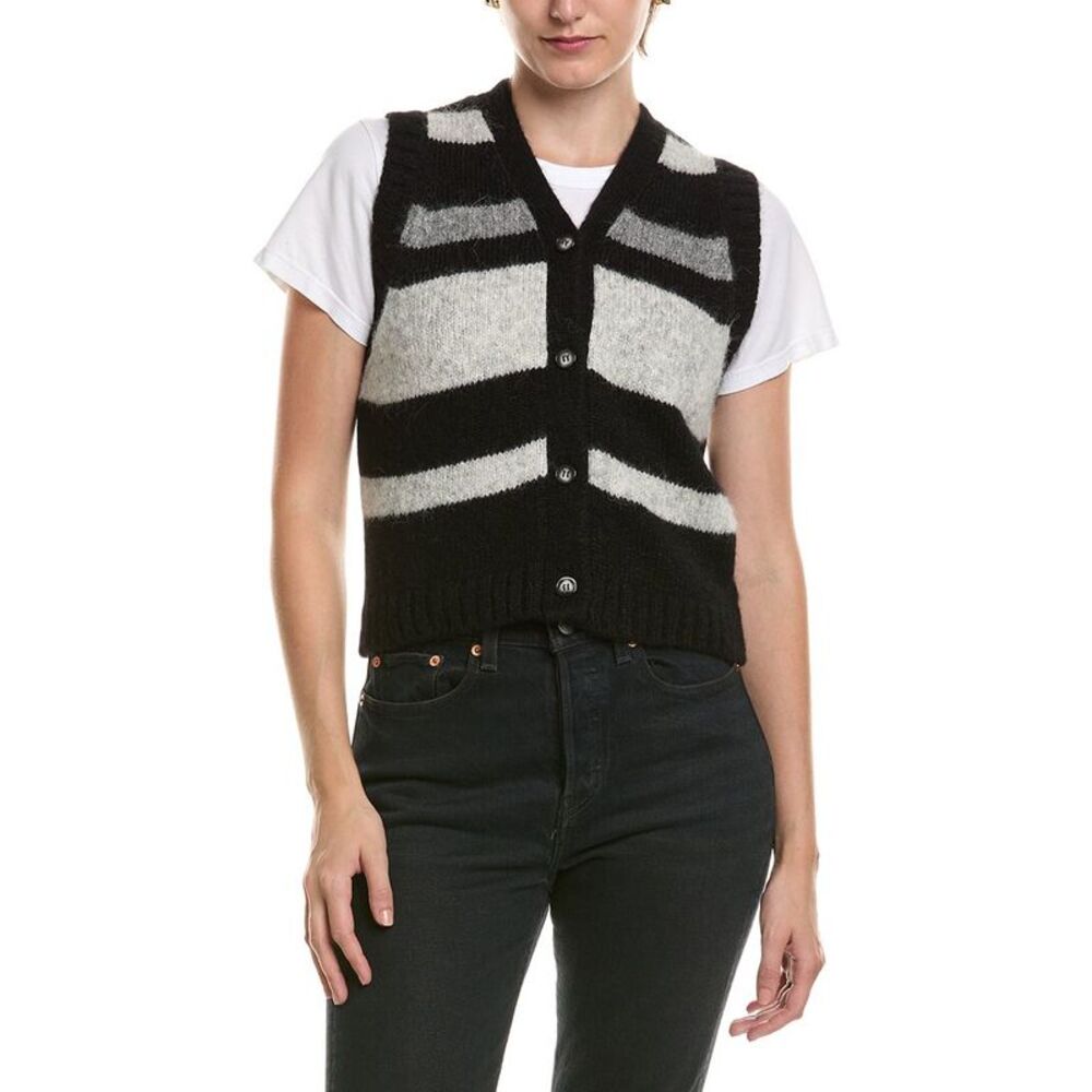 Officine Générale Womens  Marieta Alpaca & Wool-Blend Sweater, Black
